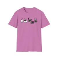Purrfectly Curious – Funny Cat Poses T-Shirt  – Image 14