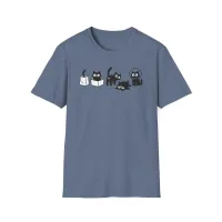 Purrfectly Curious – Funny Cat Poses T-Shirt  – Image 7