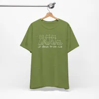 Four Cats & a Pun – Whisker-Witty Casual Lifestyle Tee - Short Sleeve T-Shirt – Image 10