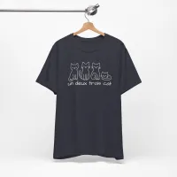 Four Cats & a Pun – Whisker-Witty Casual Lifestyle Tee - Short Sleeve T-Shirt – Image 1