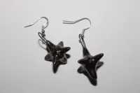 gunmetal sea star earrings – Image 1