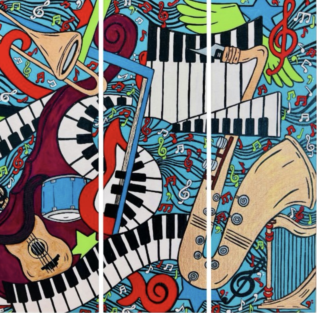 Music Montage Triptych – Image 1