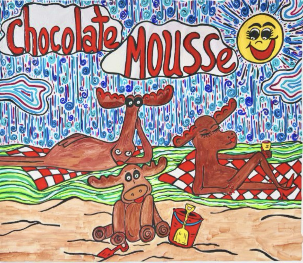 Chocolate Mousse Fleece Throw Blanket – Image 1
