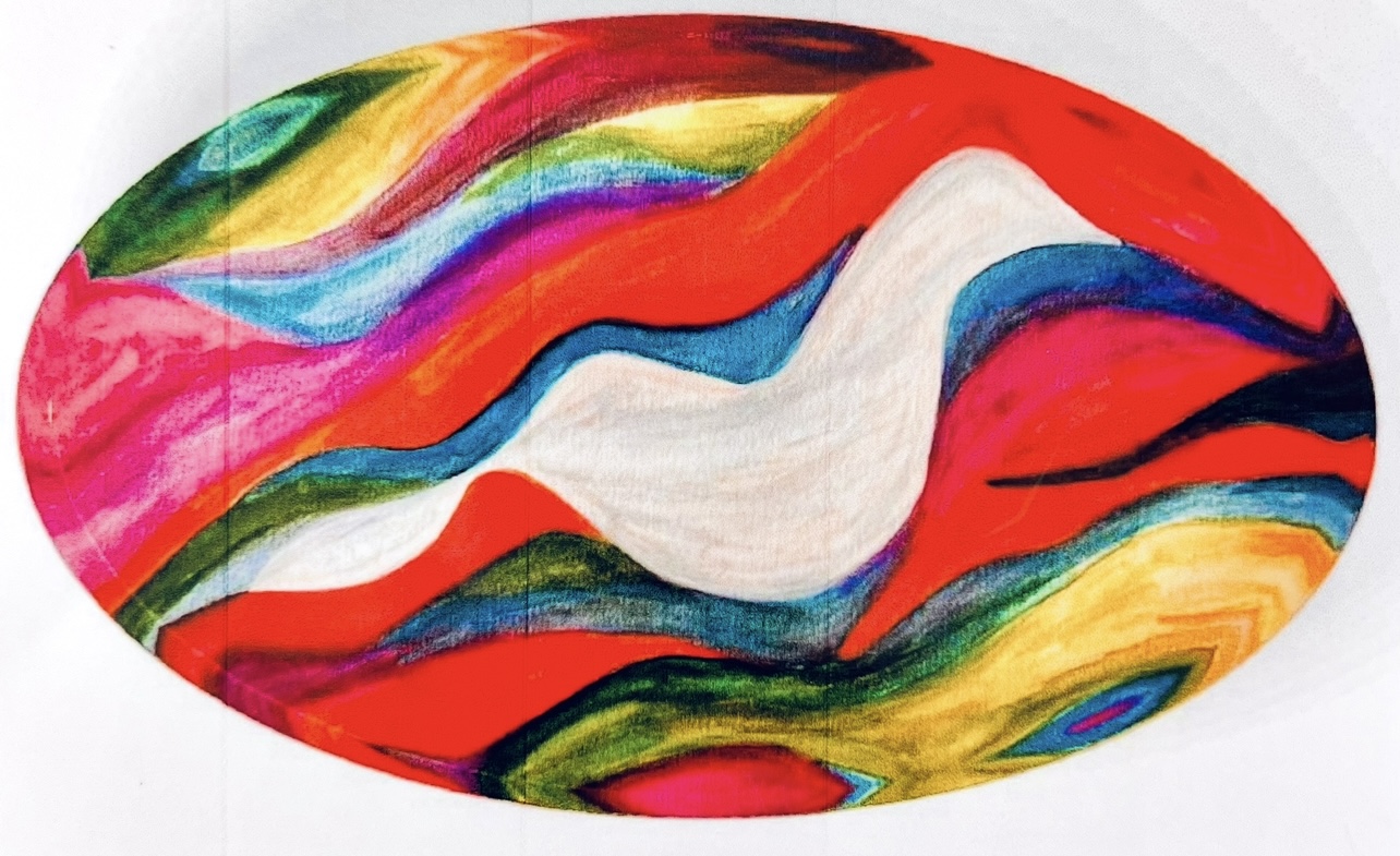 Dove is Love Oval Glass Paperweight – Image 2