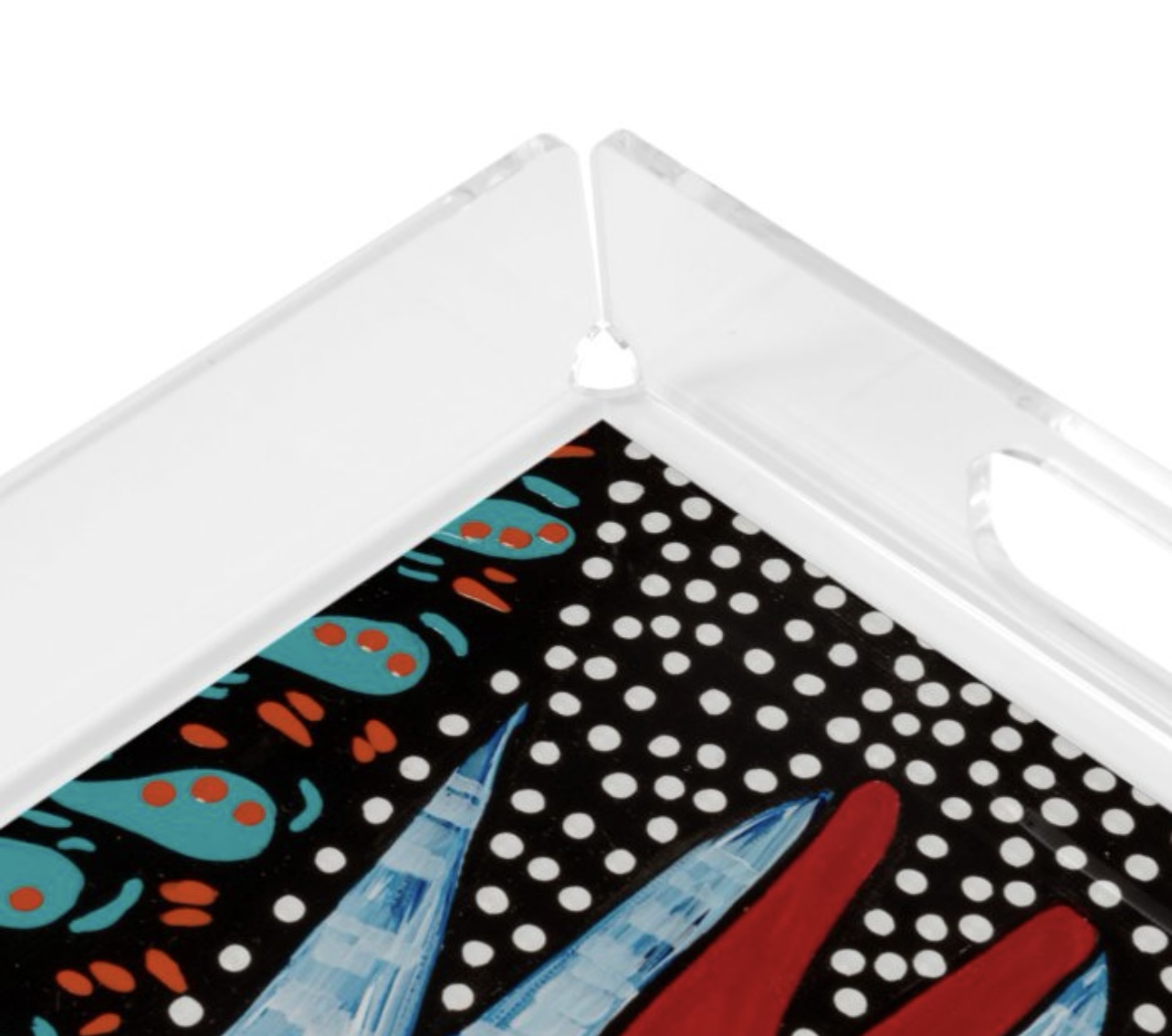 Betty Rectangular Acrylic Serving Tray – Image 2