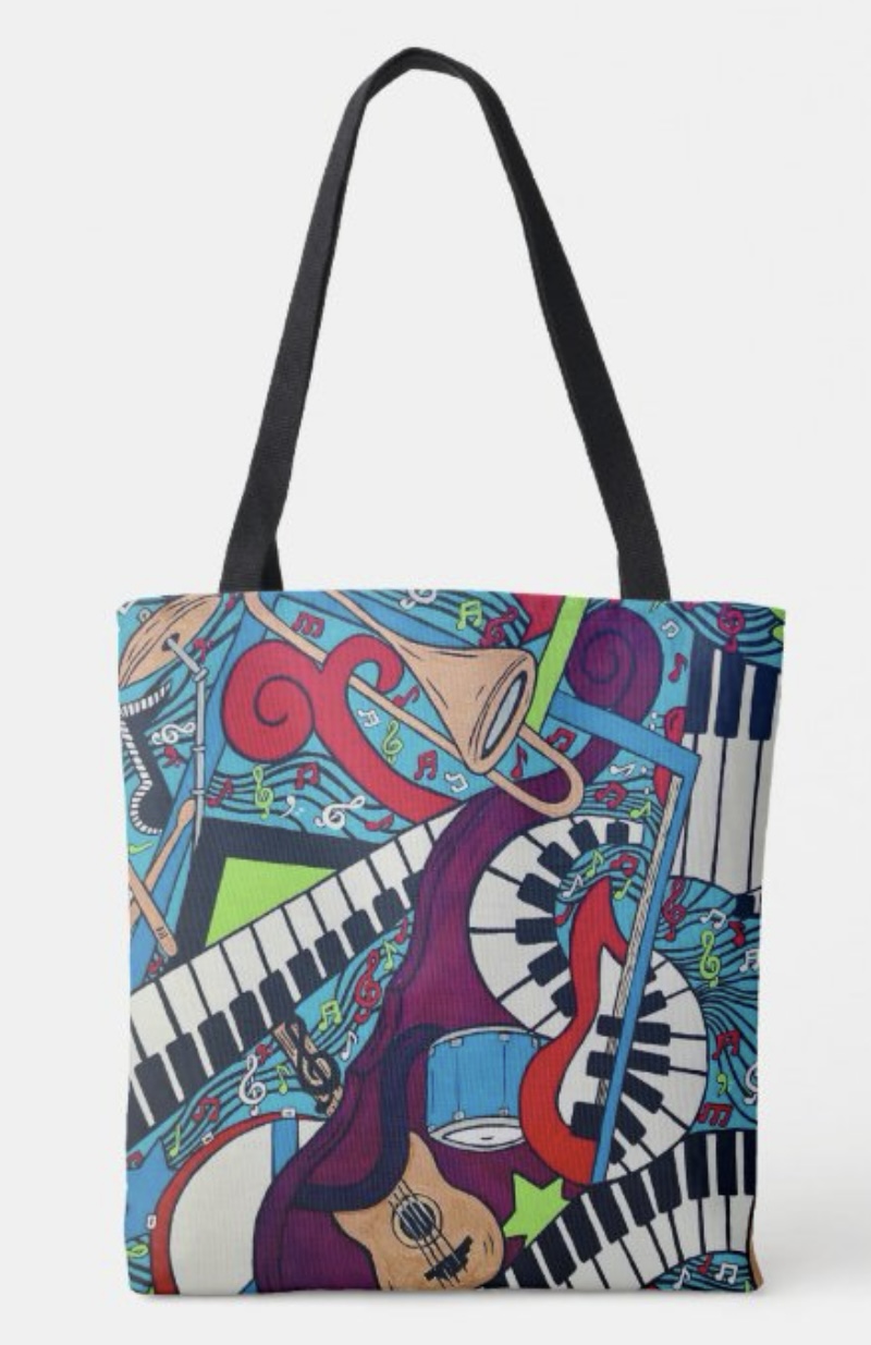 Music Montage Tote – Image 1