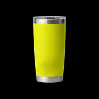 20oz Tumbler – High Definition "Name" Engraving, Yellow