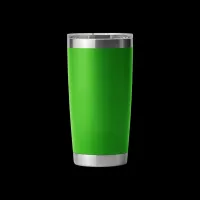 20oz Tumbler – High Definition "Name" Engraving, Green