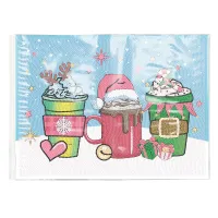 Premium Chrismas Dining Placemat – Christmas Drinks