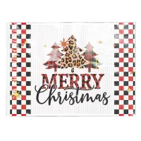 Premium Chrismas Dining Placemat – Merry Christmas in Red