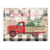 Premium Chrismas Dining Placemat – Merry Christmas & Truck