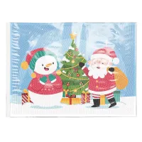 Premium Chrismas Dining Placemat – Santa Claus & Ice Man