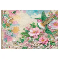 Premium Dining Placemat – Cheerful Bird