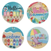 4 x Premium Diamond Painting Dining Mats – Hello Summer