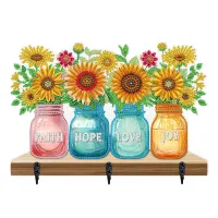 Classy Diamond Painting Hangers – Faith Hope Love Yoy