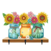 Classy Diamond Painting Hangers – Glowing Sunflowers