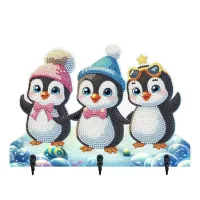 Classy Diamond Painting Hangers – Happy Penguins 