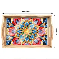 Handcrafted Wooden Serving Tray – Image 3
