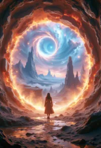 Cosmic Gateway - 70cmx90cm (27.5"x35.4") – Image 2