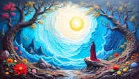 Crimson Tide - 100cmx60cm (39.4"x23.6") – Image 2