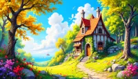 Fall Coast Cottage – Image 1