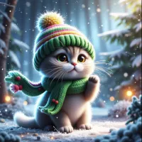 Winter Kitten – Image 2