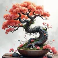 Cherry Blossom Bonsai – Image 1