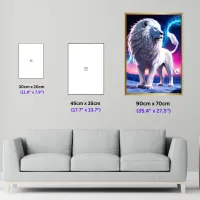 Celestial Lion - 70cmx90cm (27.5"x35.4") – Image 3