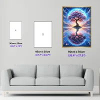 Lunar Blossom - 70cmx90cm (27.5"x35.4") – Image 3