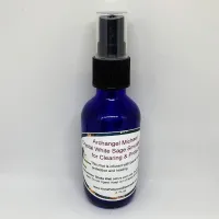 Archangel Michael Crystal White Sage Smudge Mist for Clearing & Protection – Image 1