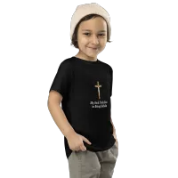 My Soul Finds Rest in Being Catholic - Toddler Short Sleeve Tee – Image 3