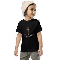My Soul Finds Rest in Being Catholic - Toddler Short Sleeve Tee – Image 4