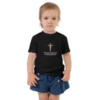 My Soul Finds Rest in Being Catholic - Toddler Short Sleeve Tee – Image 6