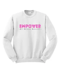 Crewneck White Empower  – Image 1