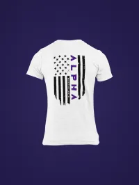 White Alpha Tee – Image 2