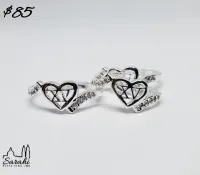 Anillo corazón con zirconia  – Image 1