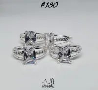 Anillo Cuadrado De Zirconia  – Image 1