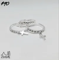 Anillo De Cruz Colgante  – Image 1