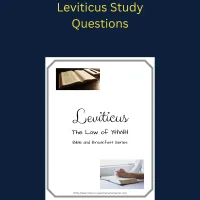 Leviticus Study Questions  – Image 1