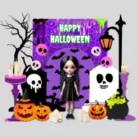 Wednesday Addams Halloween Digital Design Bundle – Image 1