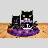Black Cat Halloween Digital Design Bundle – Image 1