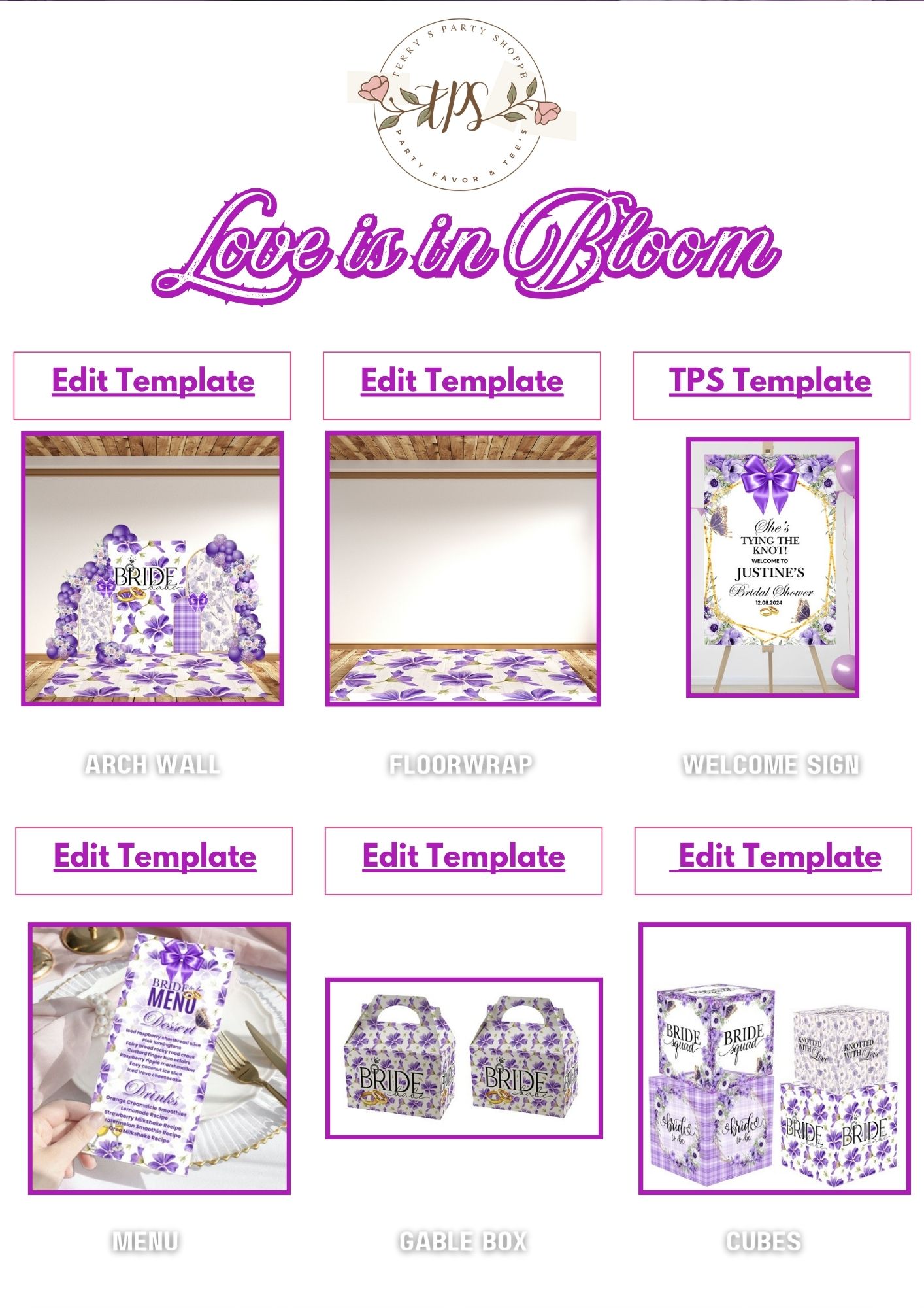 Love is in Bloom Bridal Shower Bundle – Image 2