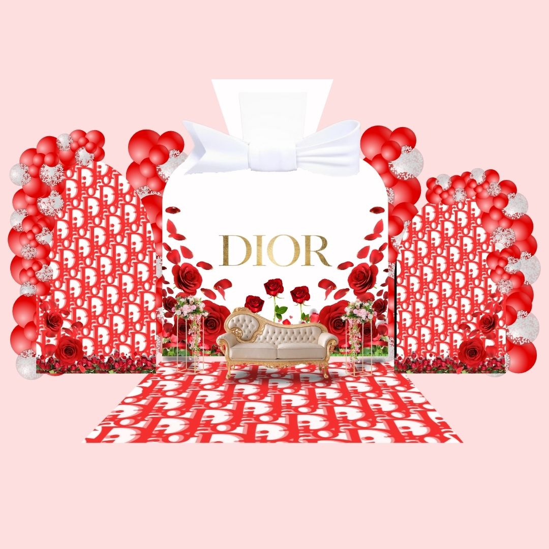 Red Dior Valentine's Bridal Shower Bundle – Image 1