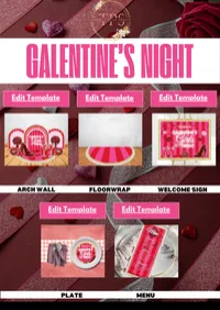 Galentine’s Girls Night – Valentine’s Day Digital Décor Bundle – Image 2