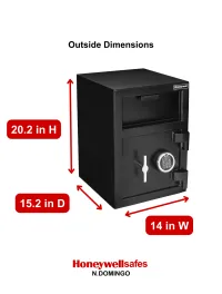 Honeywell 5912 Digital Steel Depository Security Safe – Image 2