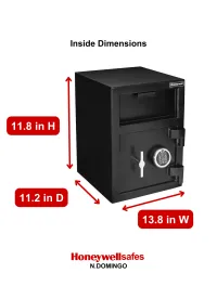 Honeywell 5912 Digital Steel Depository Security Safe – Image 3