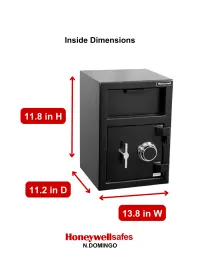 Honeywell 5911 Steel Depository Security Safe – Image 3