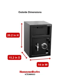 Honeywell 5911 Steel Depository Security Safe – Image 2