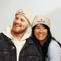 Ecru Gym Beanie – Image 2