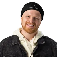 Black Gym Beanie – Image 4